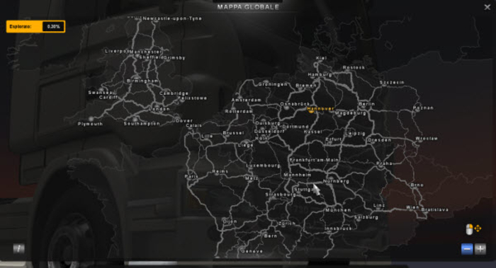 euro truck simulator 2 map europa completo