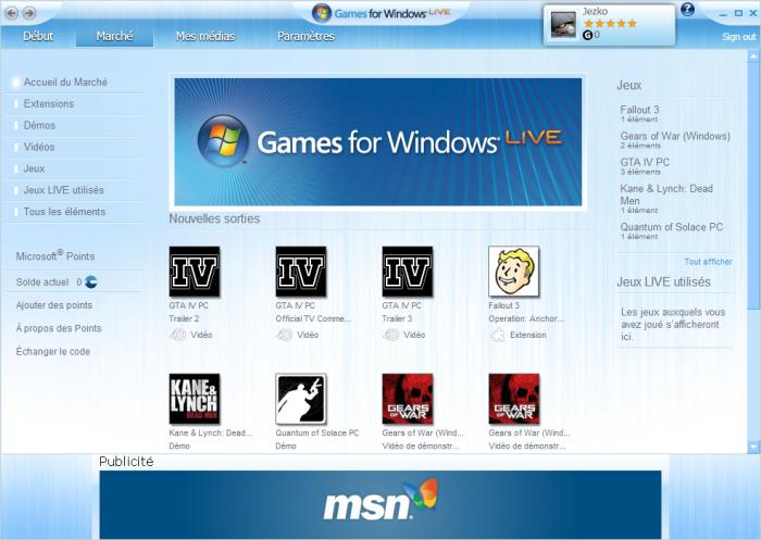 Создать учетную запись games for windows live