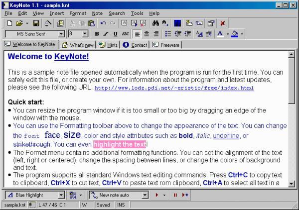 keynote software for windows