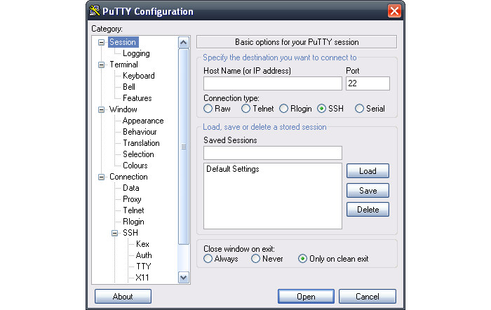 Download configuration. Putty. Программа Putty. Терминал Putty. Putty configuration.