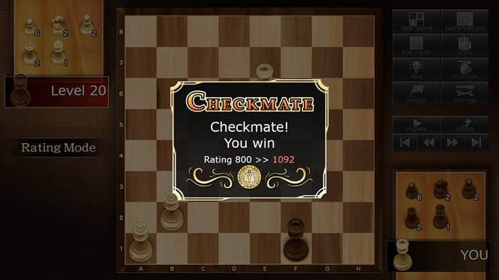chess lv 100 remove ads clock