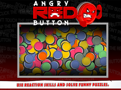 ythe angry red button