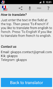 offline english to french translator