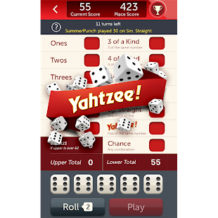 free yahtzee games no download