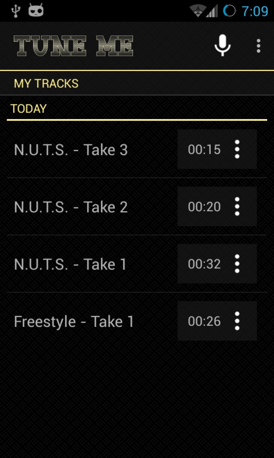 Auto Tune Recorder For Android