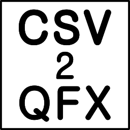 CSV2QFX (CSV to QFX Converter)
